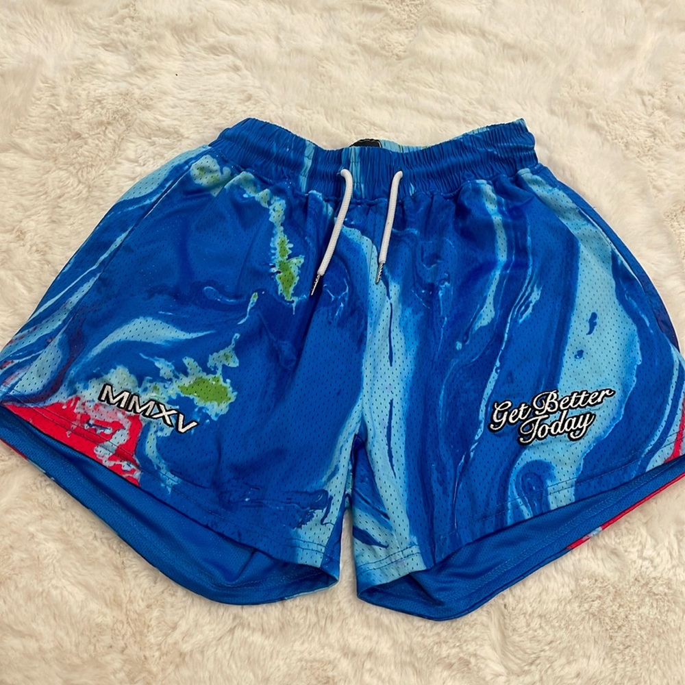 The Get Better Today Brand Shorts Blue